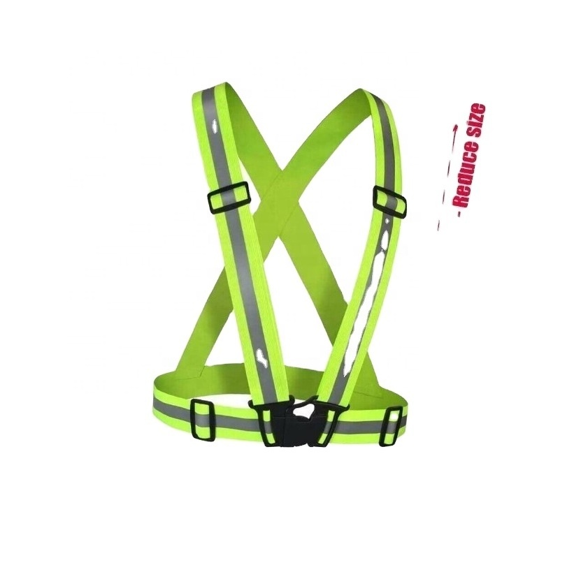 Reflective Straps,Custom Reflective Belts,Adjustable Safety Vest Hi Viz Vest High Vis Safety Visibility Waistcoat