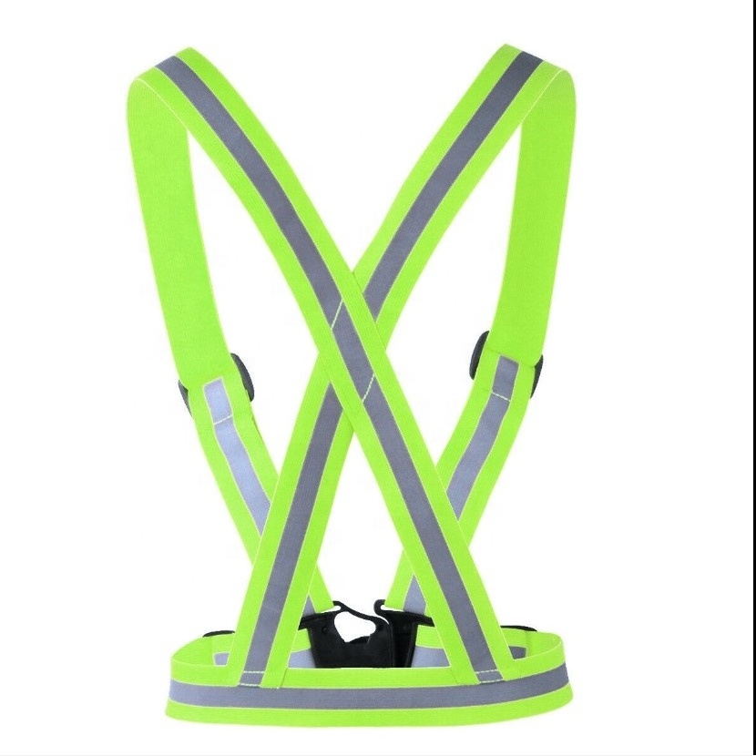 Traffic Safety Construction of Weaving Belt Reflective Vest Reflective Vest