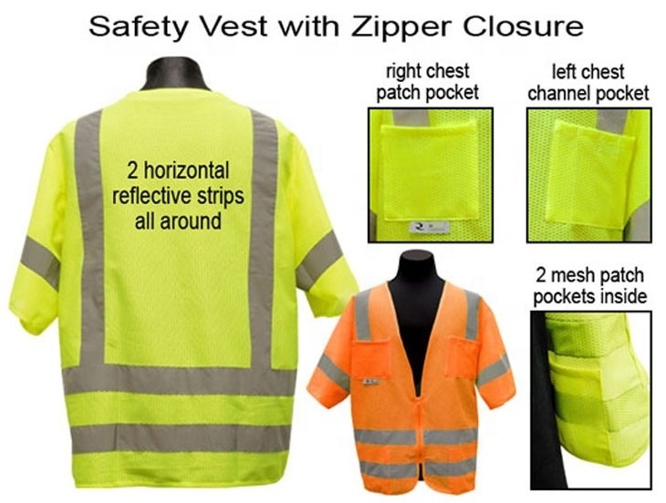 ANSI Class III Mesh Safety Vest