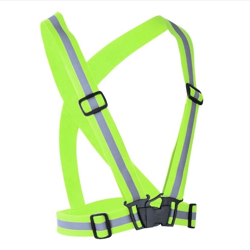 Traffic Safety Construction of Weaving Belt Reflective Vest Reflective Vest