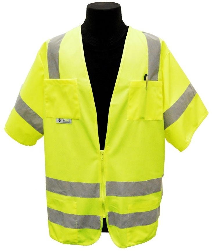 ANSI Class III Solid Fabric Safety Vest