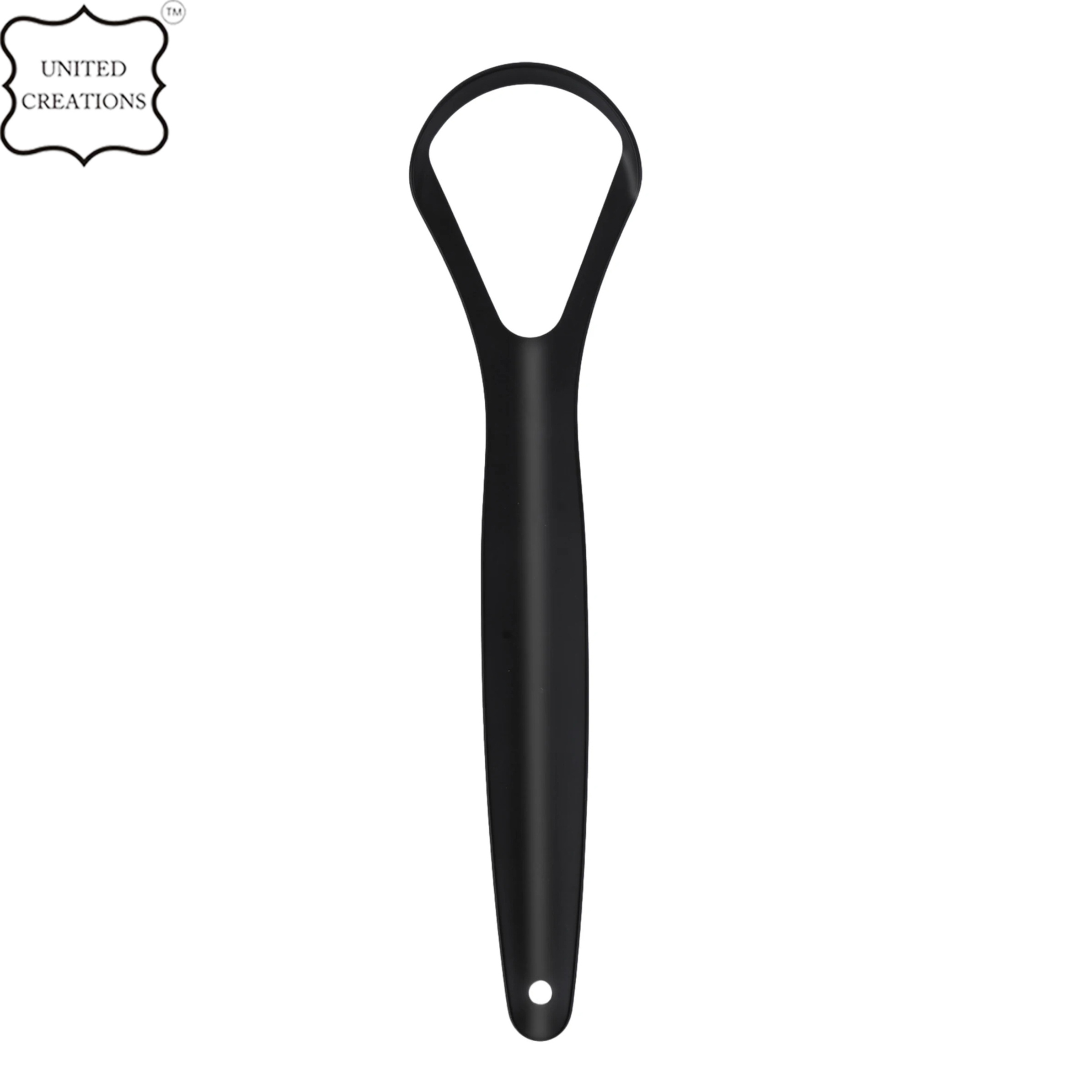 Hot Selling Multiple Styles Copper Tongue Cleaner Custom Logo Tongue Scraper Black Stainless Steel Professional Tongue Scraper