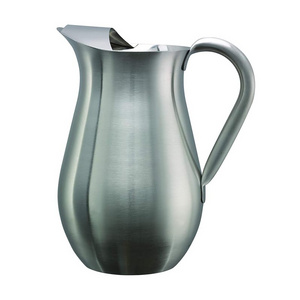 Reliable and Durable Stainless Steel Water jug For Multi Use Stainless Steel Straight Water Jug Juice Milk Pitcher Ice Guard