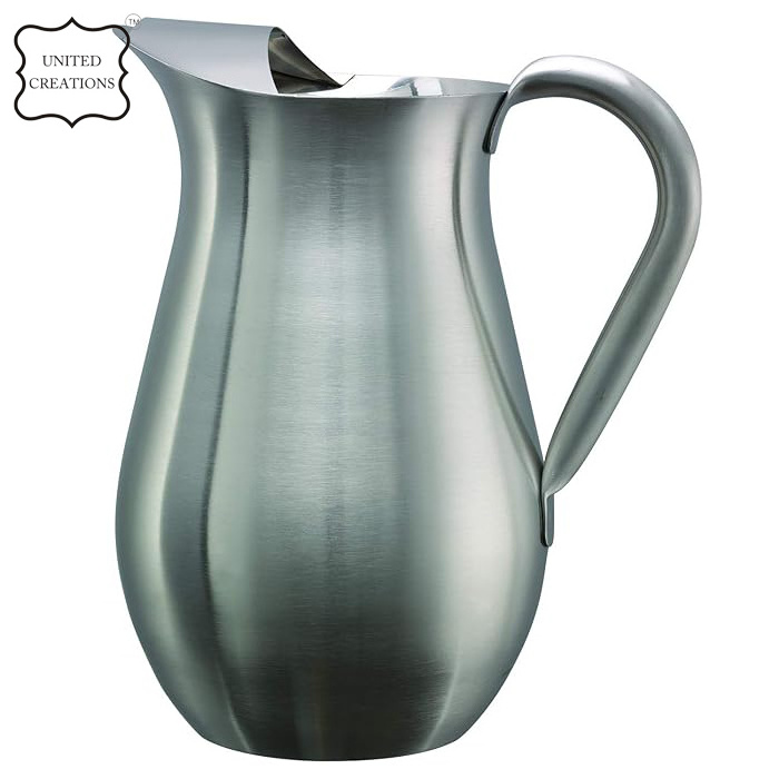 Reliable and Durable Stainless Steel Water jug For Multi Use Stainless Steel Straight Water Jug Juice Milk Pitcher Ice Guard