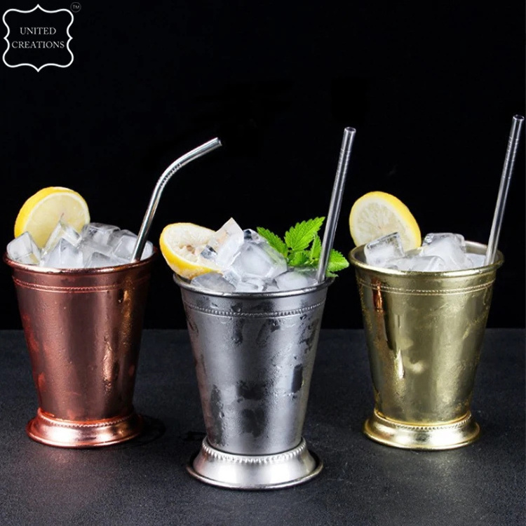 Wholesale 400ml Stainless Steel Coffee Cup Bar-ware Cocktail Mug Drink-ware Mint Julep Cup