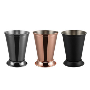 Wholesale 400ml Stainless Steel Coffee Cup Bar-ware Cocktail Mug Drink-ware Mint Julep Cup