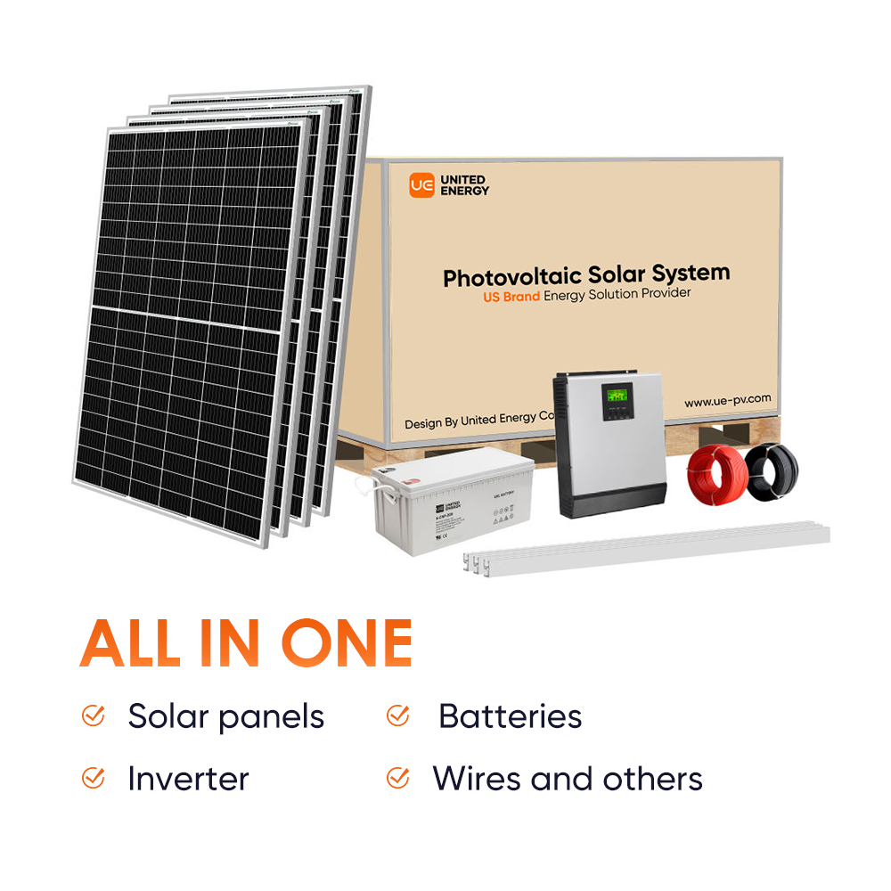 Wholesale Price Full Solar Power System 3Kw 4Kw 5Kw 8Kw 10Kw Complete Set Hybrid Solar Energy System Kit For Home Off Grid