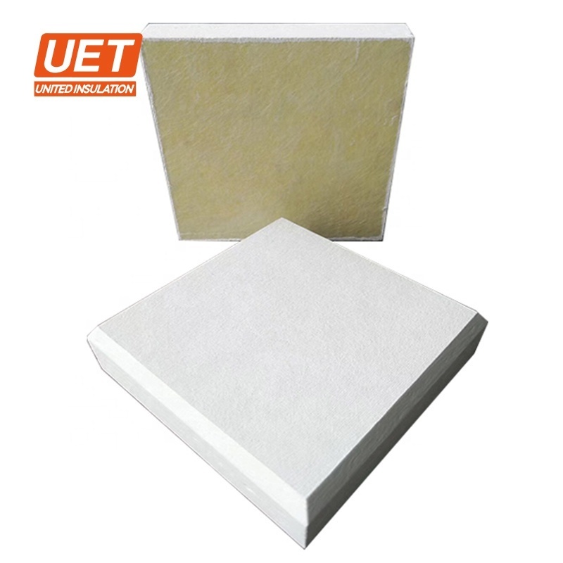 Sound Insulation 30 mm Fiber Glass Wool Acoustic Ceiling Tiles