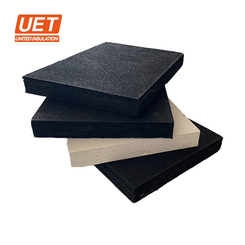 UET studio cinema metting room different shape easy to install Multicolor square edges acoustic glass wool ceiling tiles