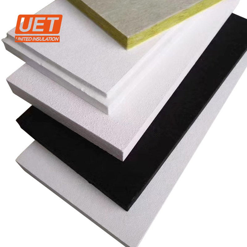 UET studio cinema metting room different shape easy to install Multicolor square edges acoustic glass wool ceiling tiles