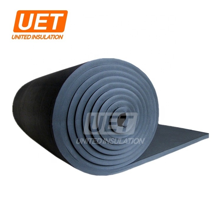 High quality rubber insulation 9mm thickness heat shield closed cell foam insulation blanket