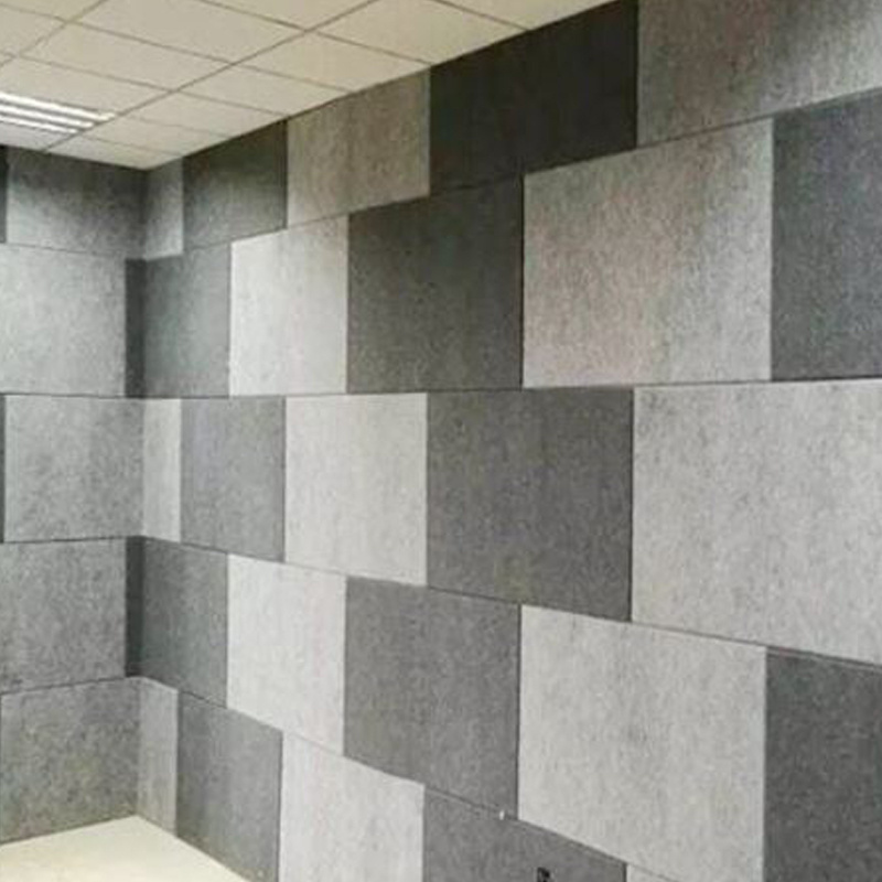 1220*2420*8mm new type high density wall 3d polyester fiber acoustic panels foam sound proof