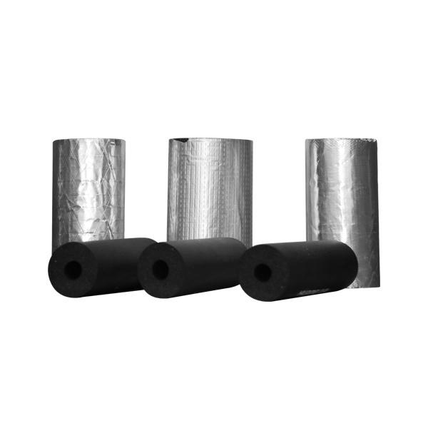 HVAC air conditioning cold hot copper pipe black NBR EPDM silicone flexible rubber foam insulation tube pipe