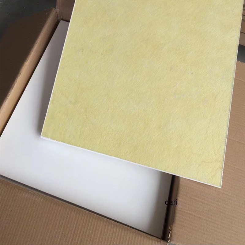 128kg 126kg glass wool ceiling board one side fiber glass tissue fireproof acoustic panel office acoustic panels sound proof pad