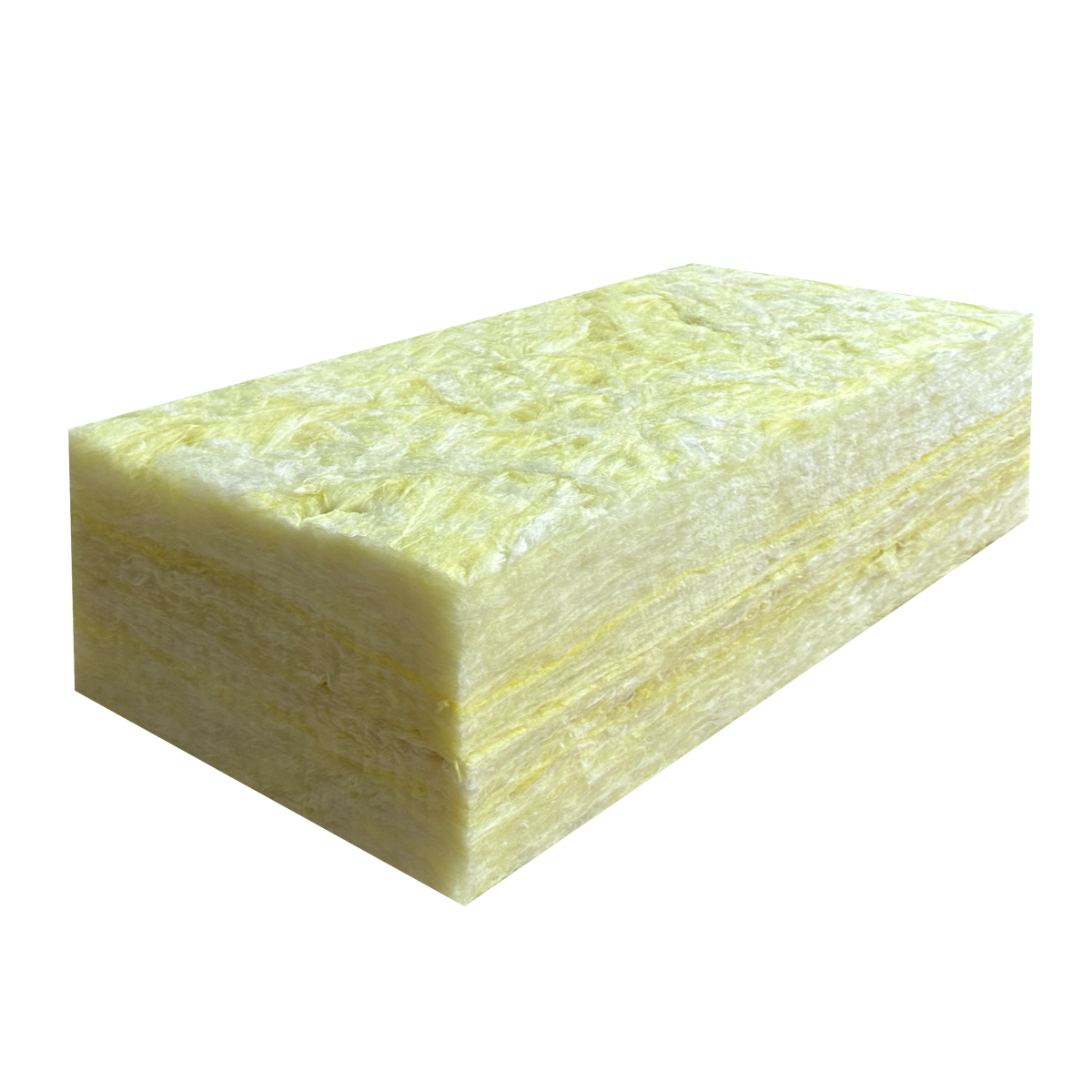 USA market wool batts residential house ceiling and wall insulation R30 190mm thick 380mm wide yellow wool fiberglass batts