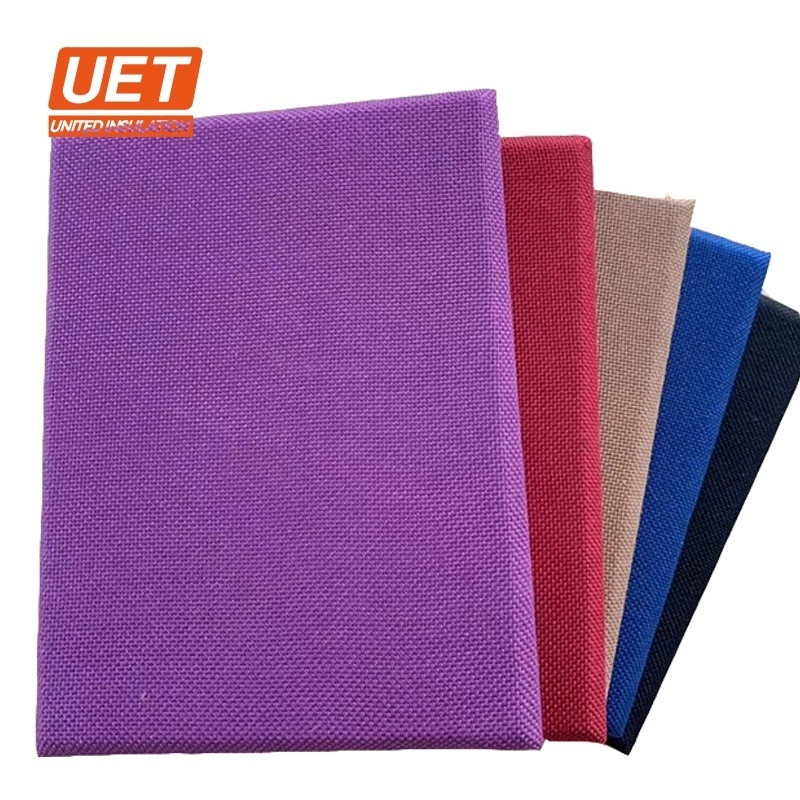 acoustic board glasswool  baffles and clouds high density sound absorbing ceiling fabric acoustic panel