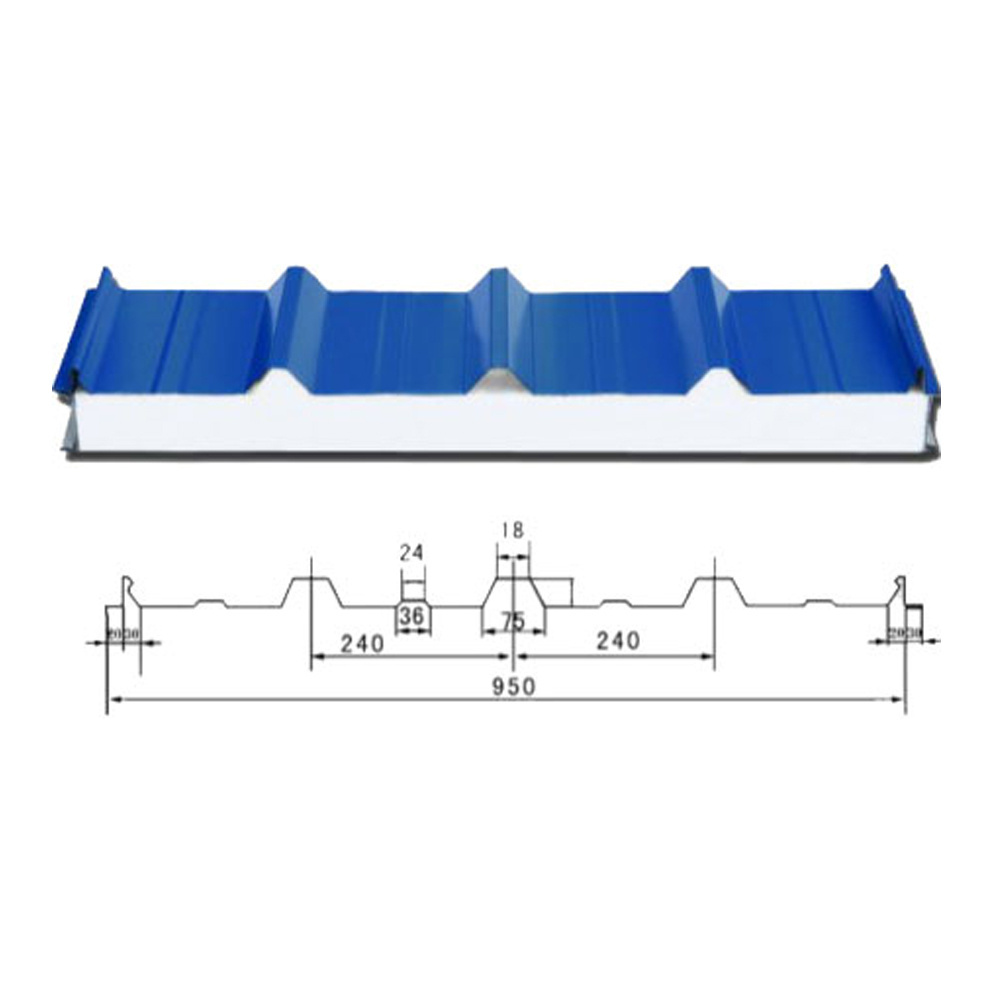 CE Certification Exterior Wall System Building Material EPS sandwich panel