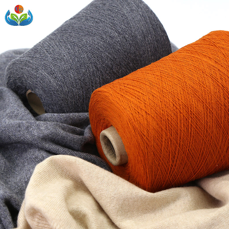 Wholesale 2/26Nm 100% Pure Cashmere Yarn wool sweater Mongolian Quality machine Knitting Worsted Thick Dyed Cashmere Yarn