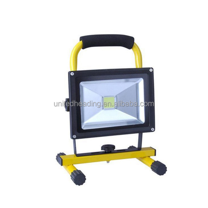 waterproof 10w led standing spotlight cob portable floodlights 50 watts Rechargeable led  Flood Light