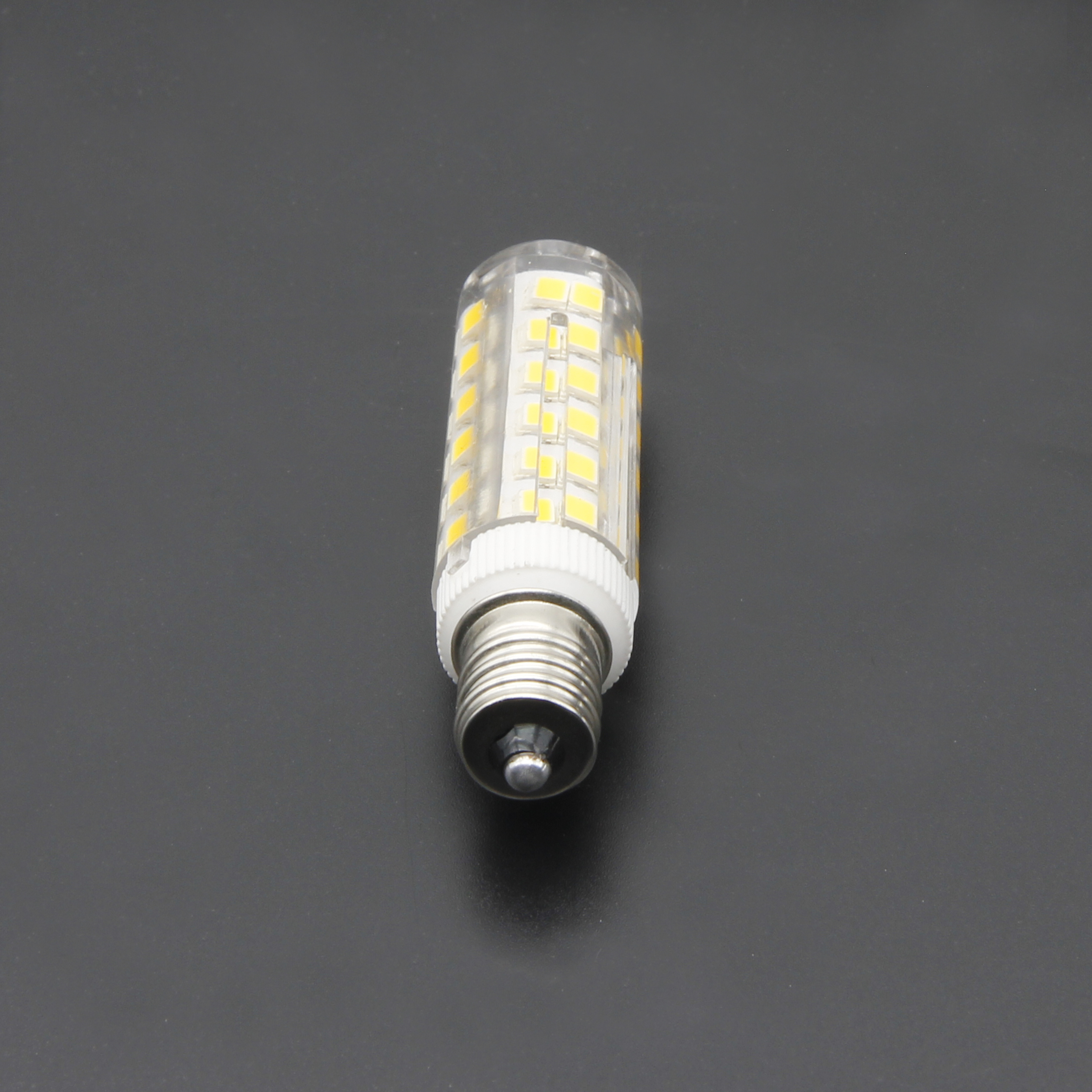 high power plastic cover 76led 2835smd 5W E12 E14 G9 b15d led corn bulb