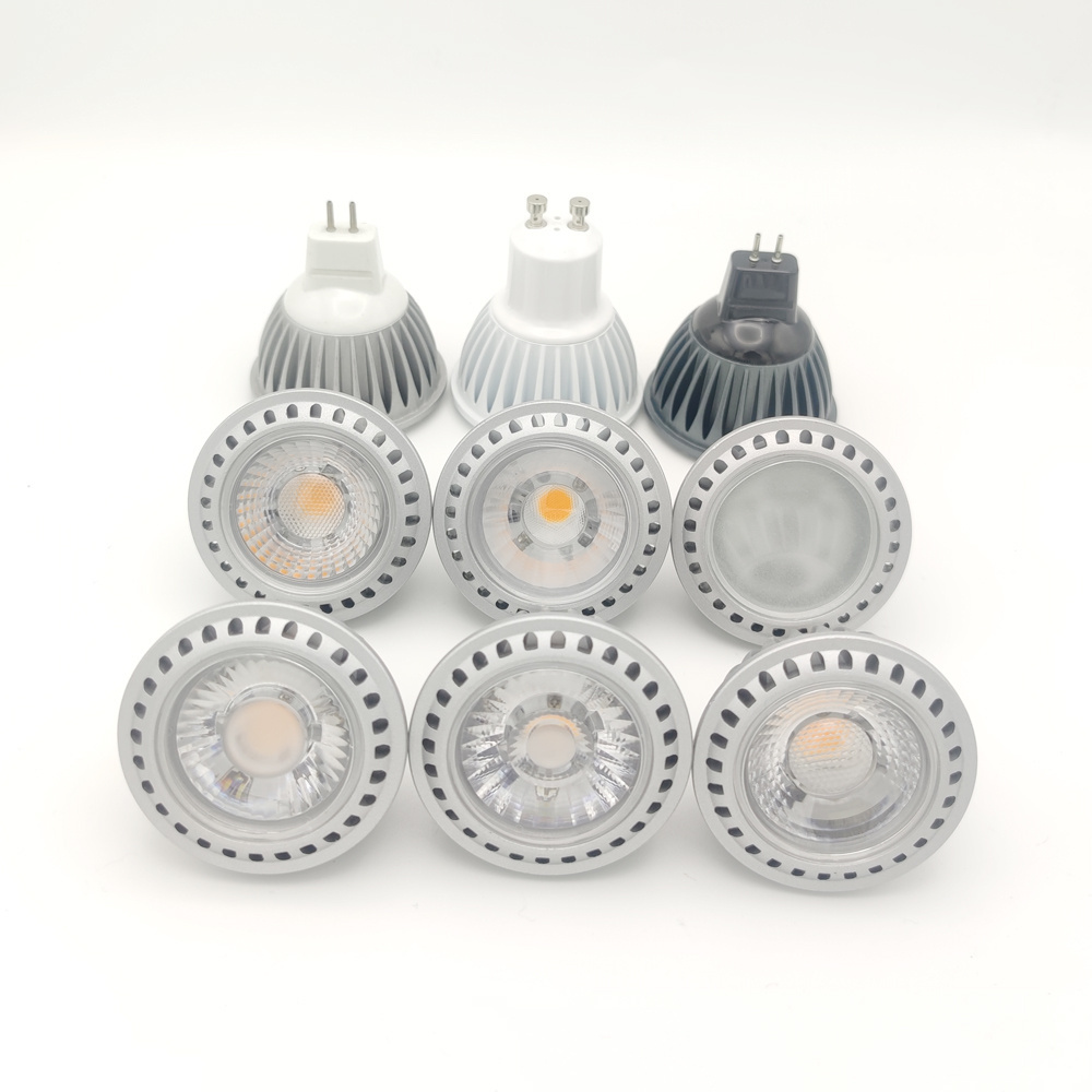 AC85-265V 12V mr16 led spot light aluminium E27 GU10 led spot bulbs 7W 15/24/38/45/60 degree beam angle GU10 led bulb