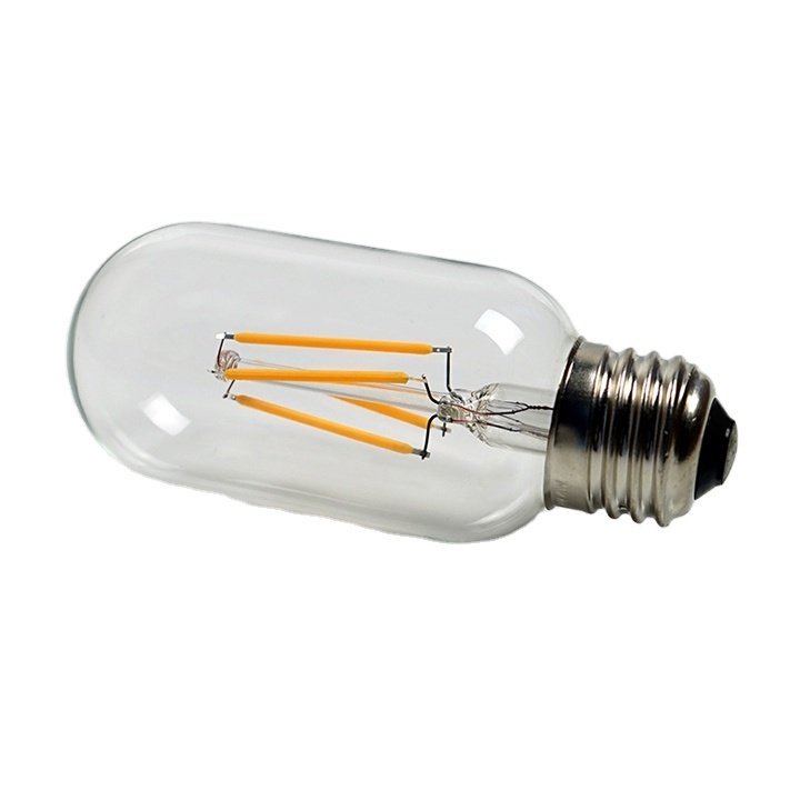 2200K Clear E26 E27 T45 4W vintage edison bulb lamps Dimmable led filament bulb