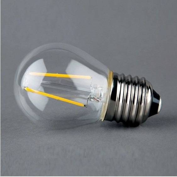 E14 E27 2w 4w clear glass G45 led filament bulb