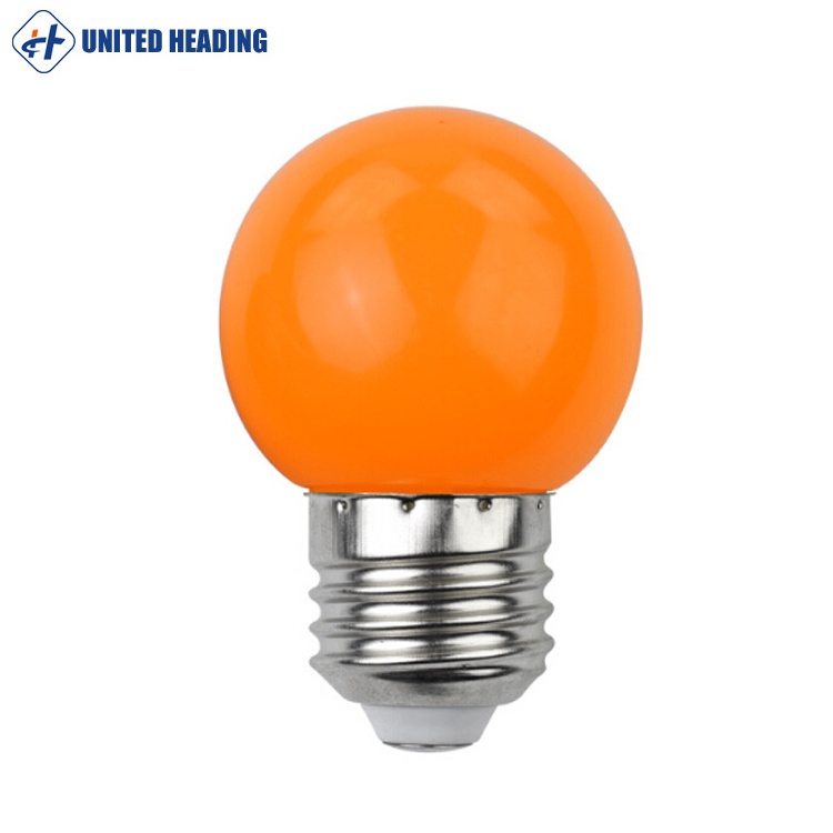 E26 27 B22 holiday christmas colorful G45 led light bulb for festival