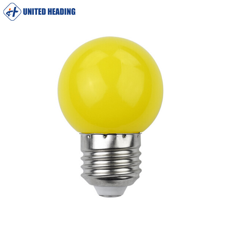 E26 27 B22 holiday christmas colorful G45 led light bulb for festival