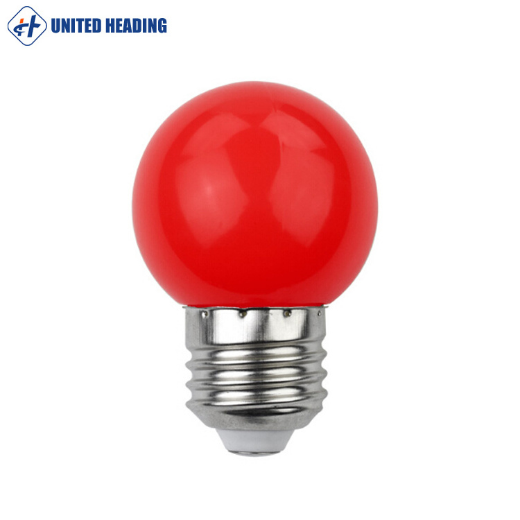 E26 27 B22 holiday christmas colorful G45 led light bulb for festival