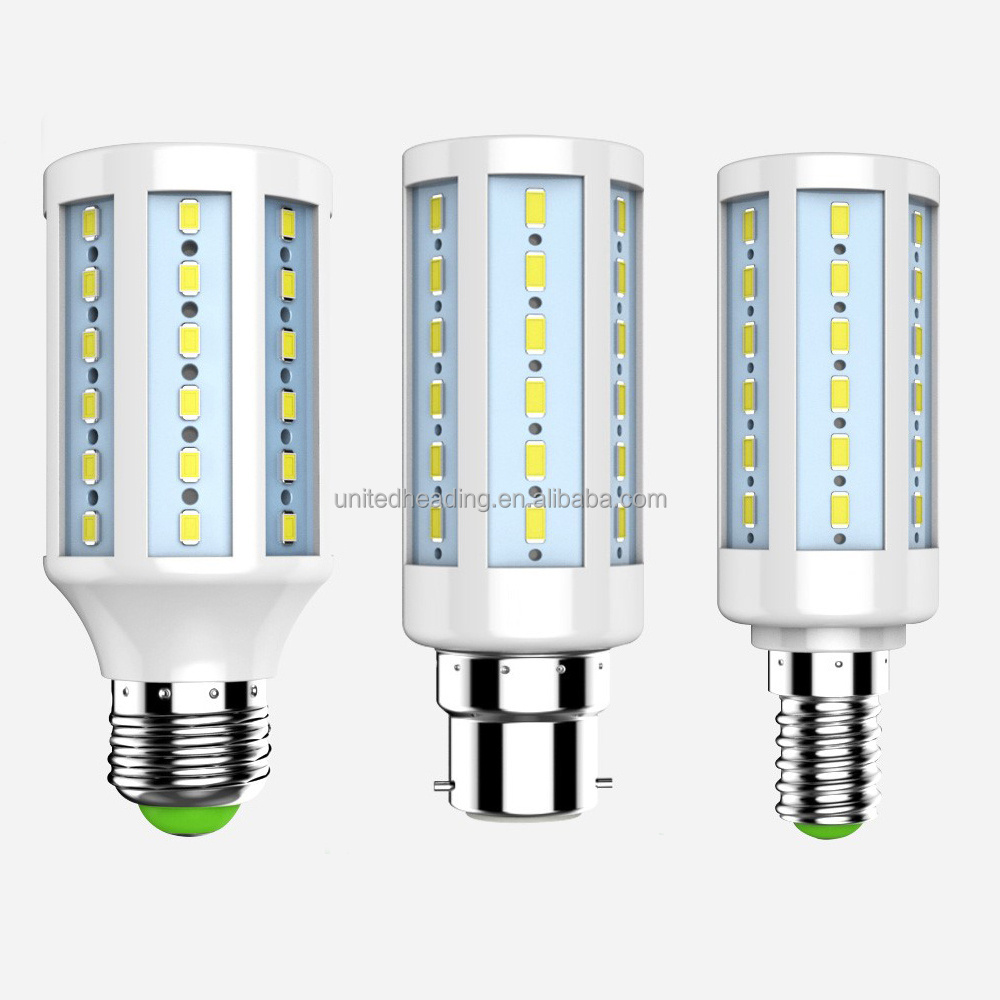 20W high quality warm white and pure white dimmable led corn light bulb e27 smd 5730