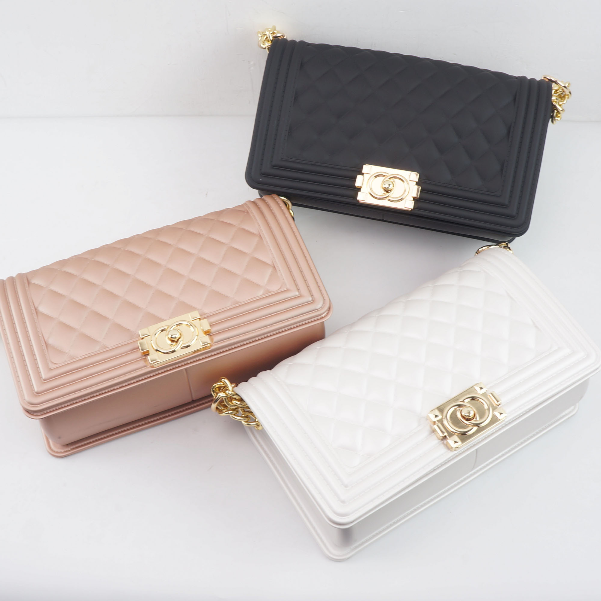 Best Selling Candy Pvc Jelly Handbags Crossbody Shoulder Bag Women Jelly Bag