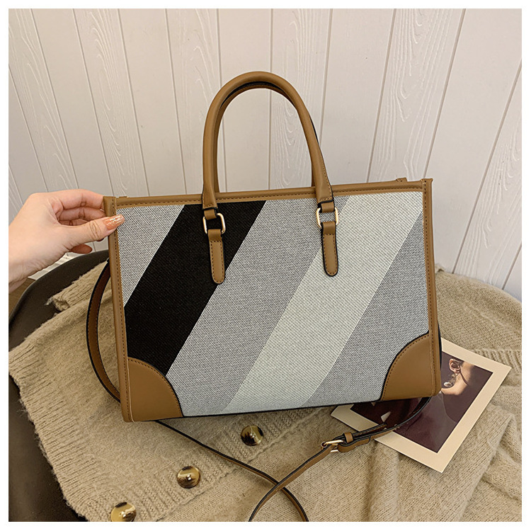 Wholesale handbag suppliers bags women handbags ladies luxury canvas pu leather custom logo handbag for women