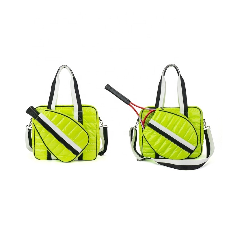 Custom Logo Sports Bag Pack Unisex Green Duffel Women Crossbody Large Puffer Sling Pickleball Paddle Tennis Sport Bags For Gym