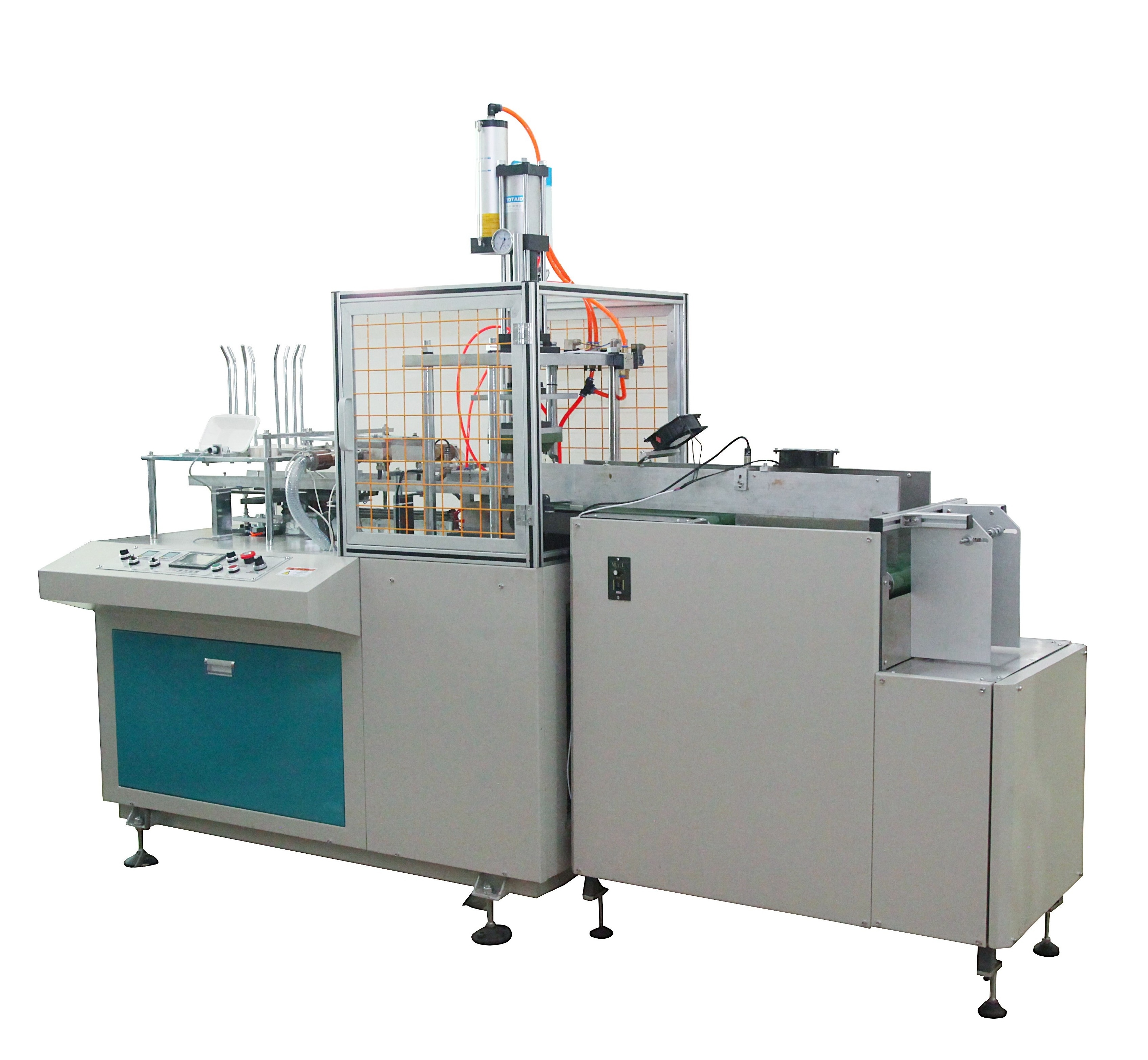 Full Automatic Esay Operate Recycle Kraft Paper Food Boat Tray Machine With High Quality