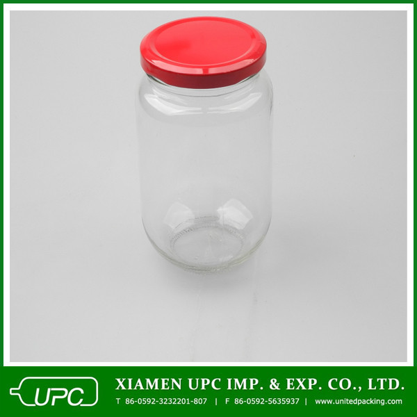 50ml 100ml 250ml 500ml 1000ml  custom clear food storage glass jars with lids