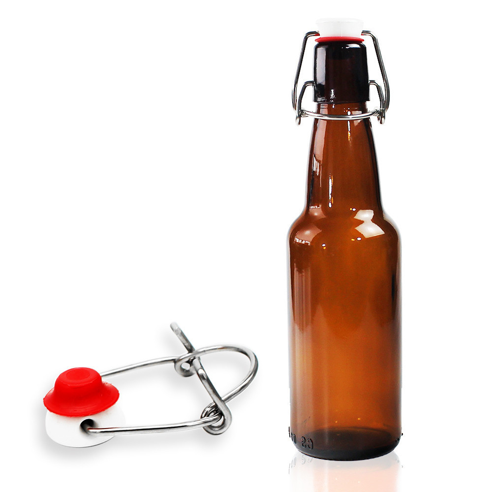 330ml 500ml 750ml glass beer bottle with swing top