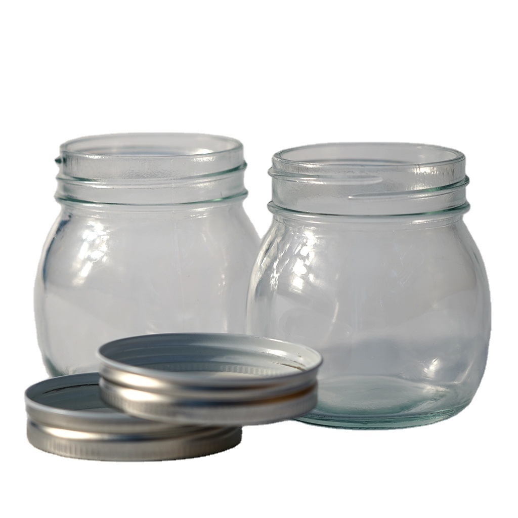 200ml Transparent Food Jar Airtight Storage Container Jam Glass Jar Honey Glass Packaging Refrigerator Storage Container