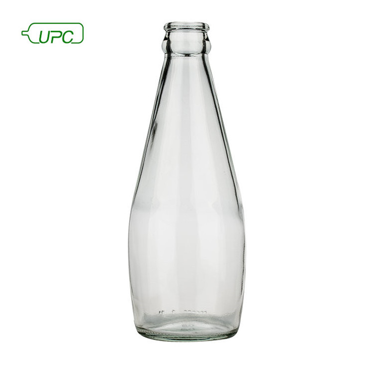 290ml basil seed drink clear glass bottle with caps for juice