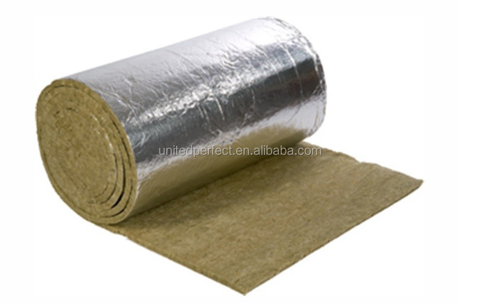 Fast delivery enough stock 100% basalt rock mineral stone wool blanket or roll insulation roll lana mineral de roca stone wool