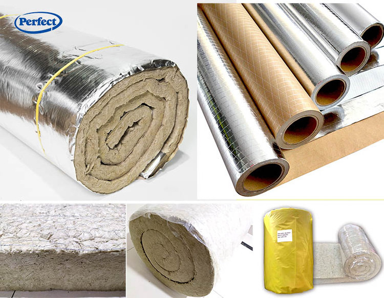 Rock mineral wool blanktet acoustic wall blanket apply for Industrial and houses etc