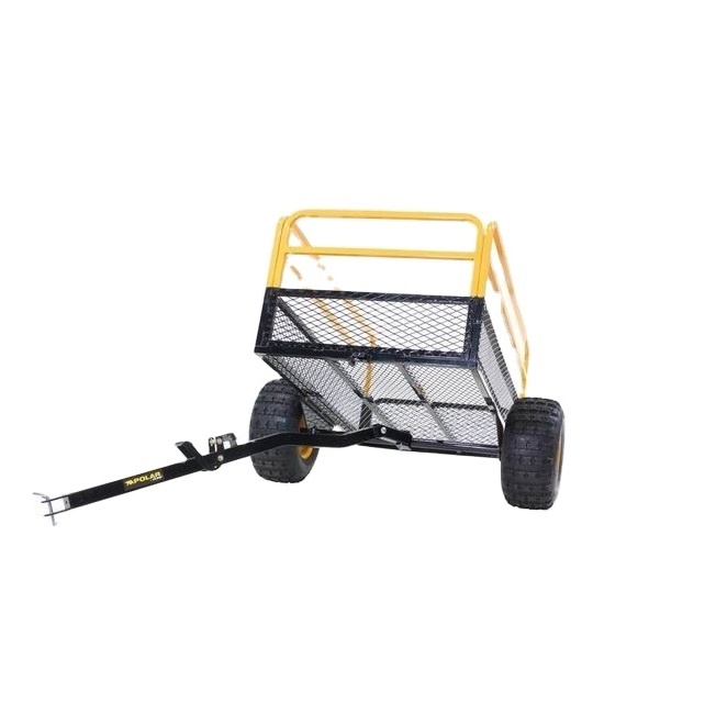 2023 best price Multi Purpose Pull Behind ATV DUMP TRAILER metal trailer metal dolly cart with low MOQ