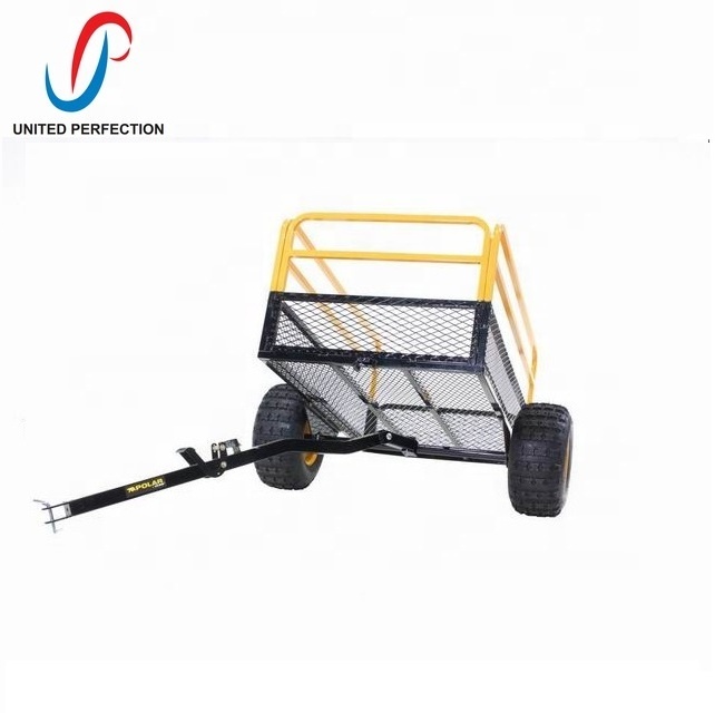 best price Multi Purpose Pull Behind garden scooter trailers metal trailer Cargo Trailer with low MOQ