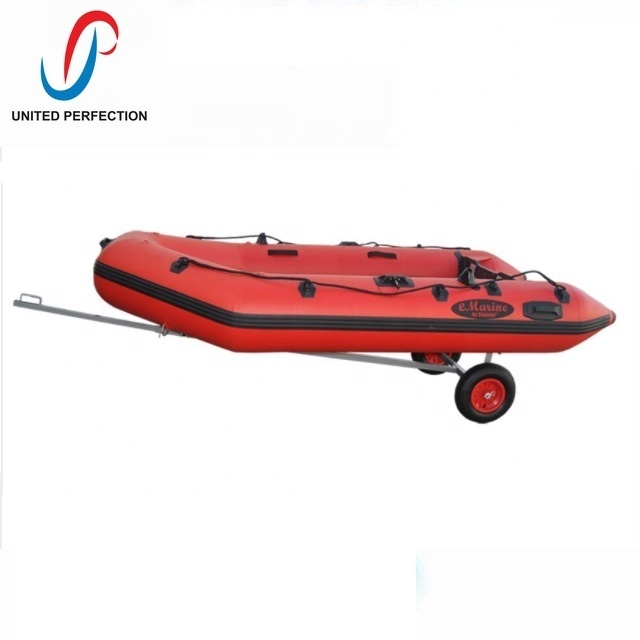 best sale low MOQ Fishing Boats Trailer boat dolly inflatable boat folding trailer with adjustable length