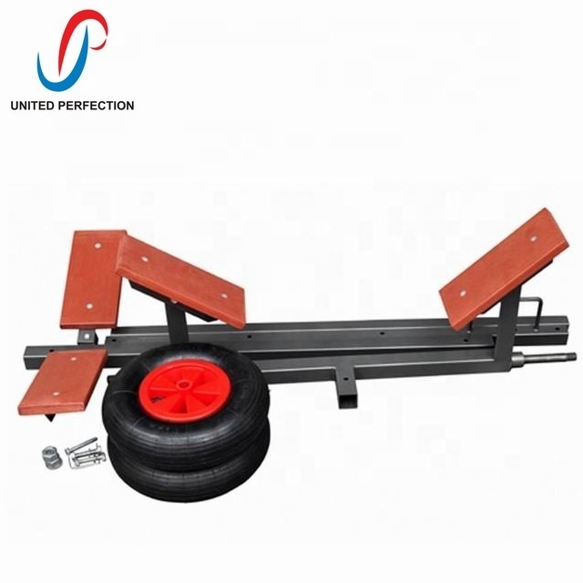 best sale low MOQ Fishing Boats Trailer boat dolly inflatable boat folding trailer with adjustable length