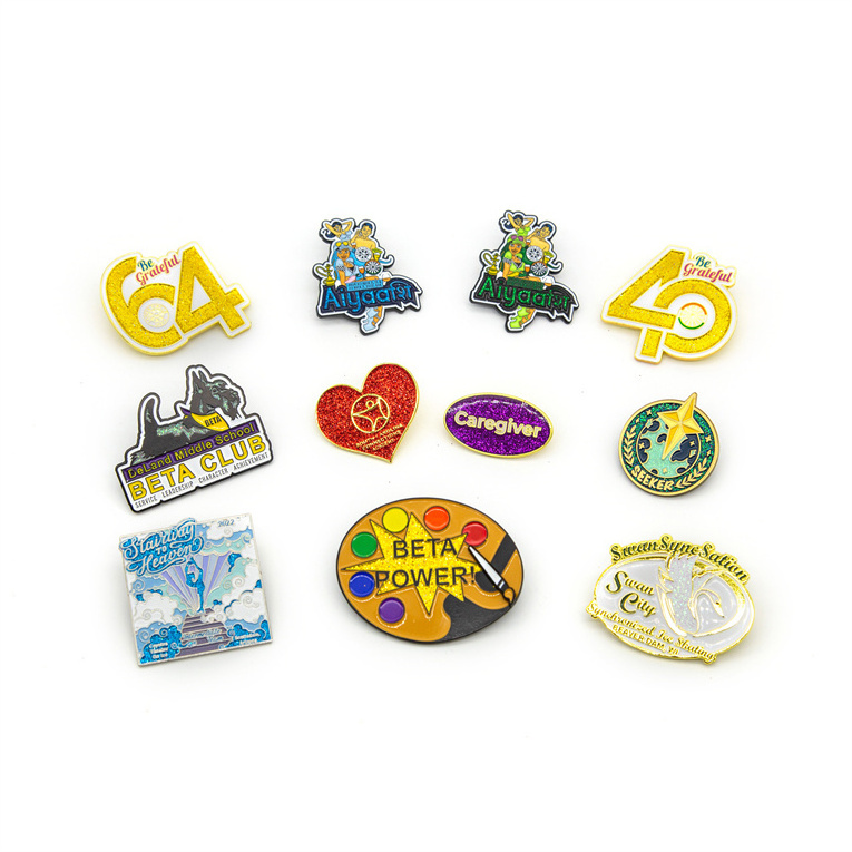 2022 Promotional Lapel Pins Customized Metal Crafts Soft Enamel Lapel Pin Enamel Pins