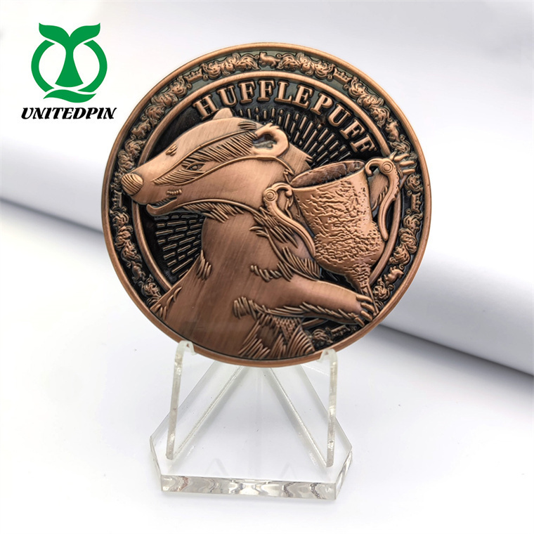 20 Years Challenge Coin Manufacturer Customize OEM Personalized Logo Collectible Metal Challenge Coins