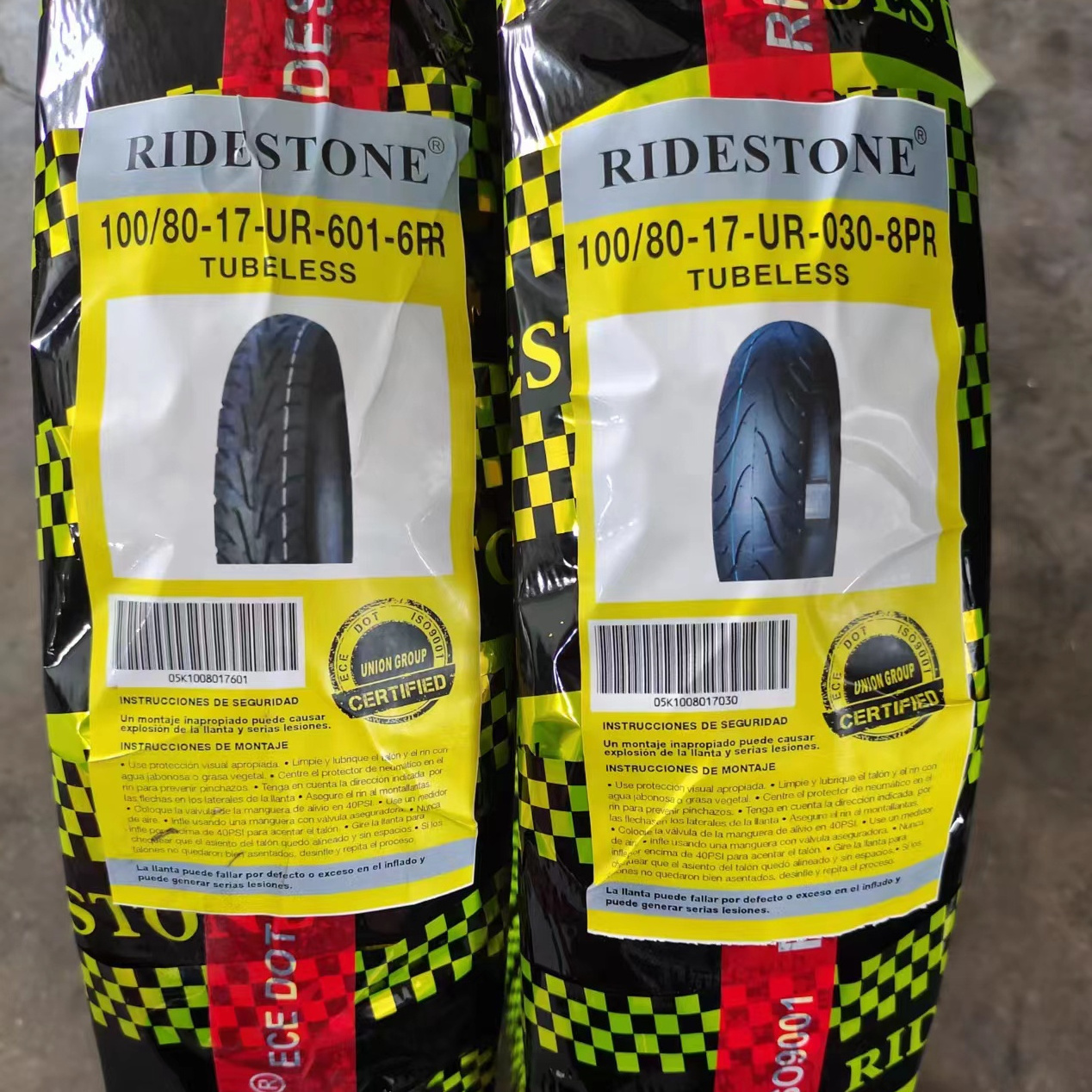 High Quality RIDESTONE brand Motorcycle Tubeless Tire 160/70-17  150/60-17 140/70-17  140/60-17