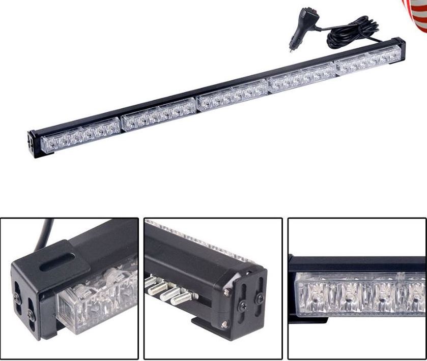 5X6 led stick bar light car led directional light bar led emergency vehicle truck flash strobe light bar