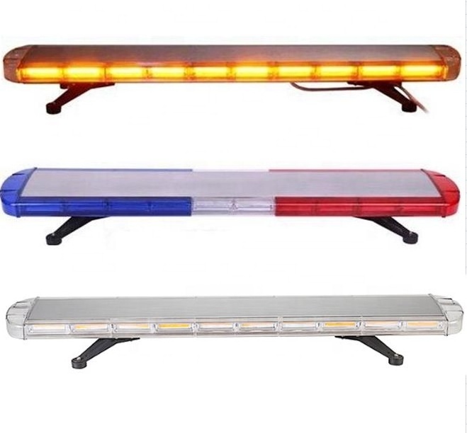 COB LED  light bar for vehicle car amber flashing warning strobe light bar Recovery truck lightbar tow truck wrecker lightbar